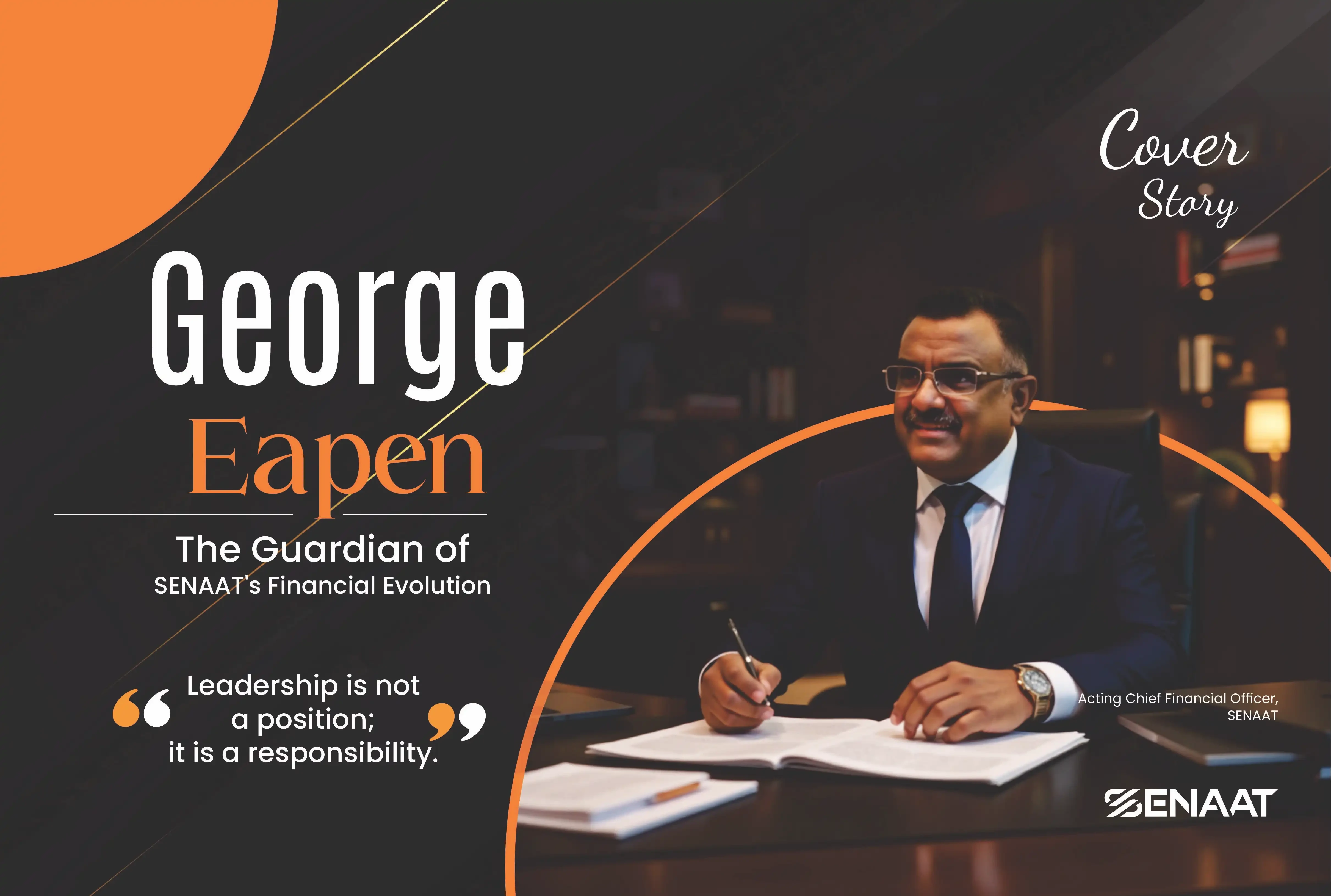 George Eapen: Guardian of SENAAT’s Financial Evolution | Business Minds Media