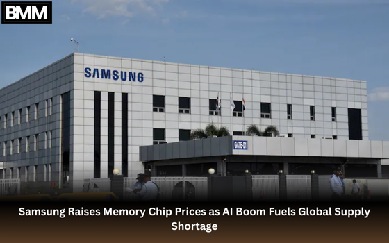 Samsung Raises Memory Chip Prices as AI Boom Fuels Global Supply Shortage | Business Minds Media