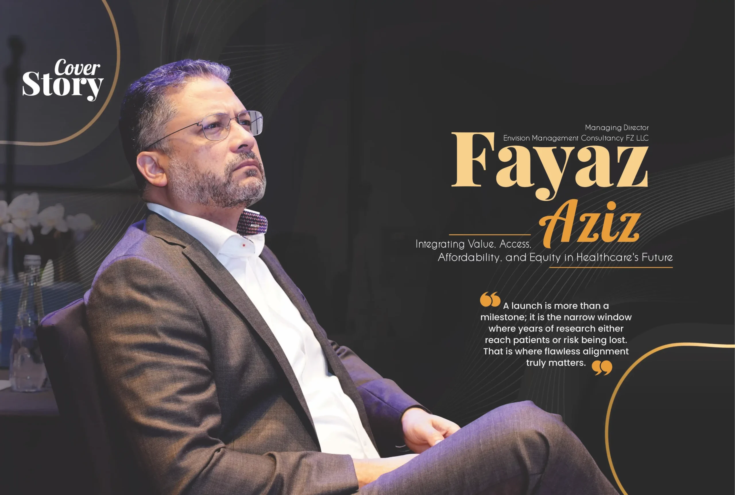 Fayaz Aziz | Equity in Healthcare's Future | Envision Management Consultancy | Business Minds Media