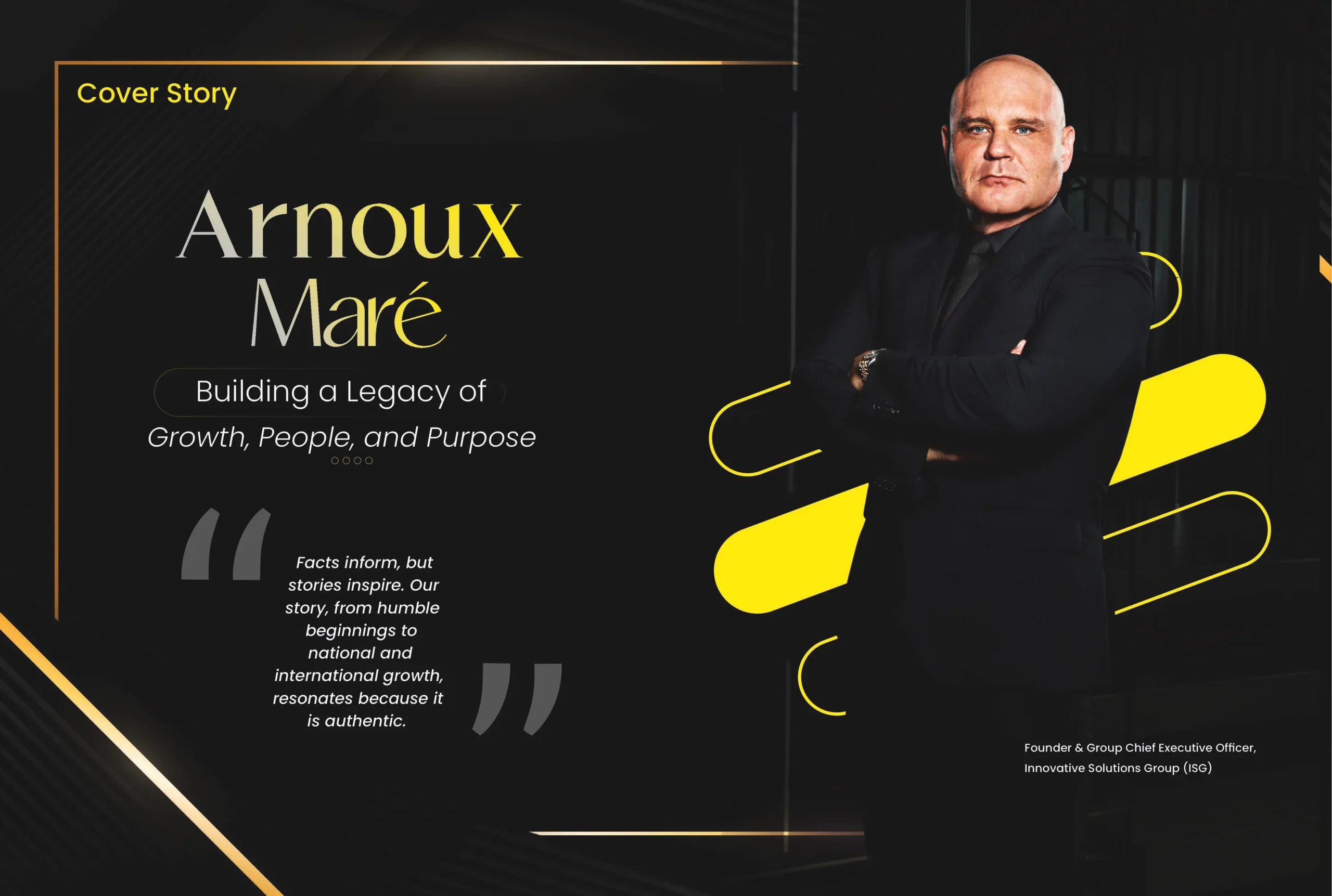 Arnoux Maré | Innovative Solutions Group | Building a Legacy of Growth | Business Minds Media
