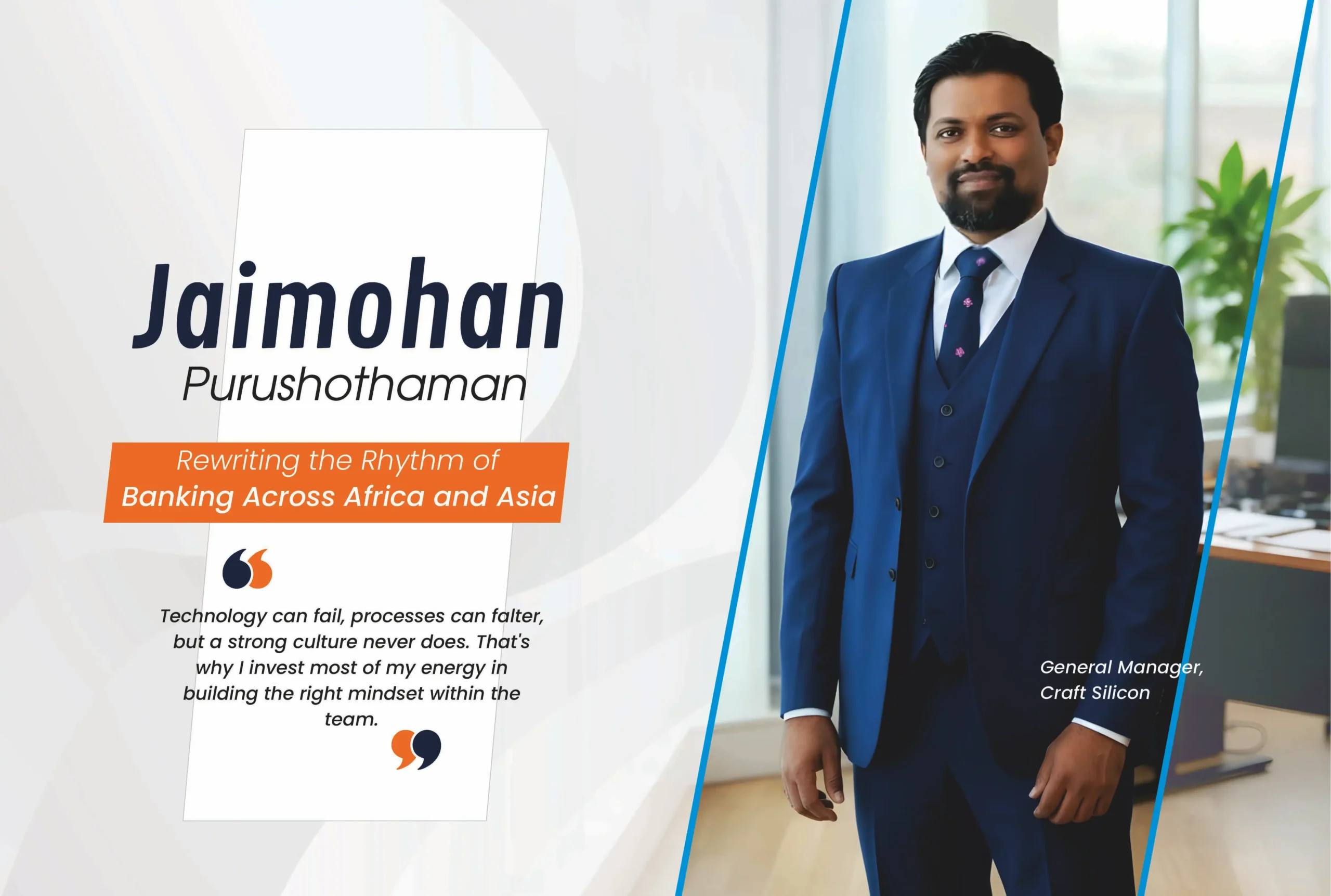 Jaimohan Purushothaman |  Craft Silicon | Banking Across Africa and Asia | Busienss Minds Media