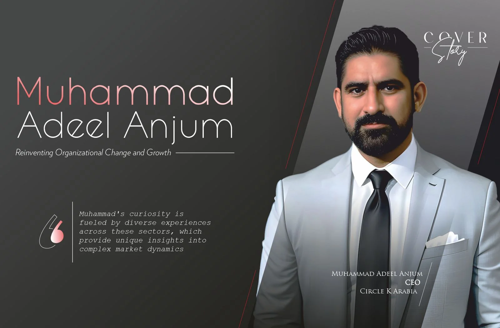 Muhammad Adeel Anjum | Circle K Arabia | Reinventing Organizational | Business Minds Media
