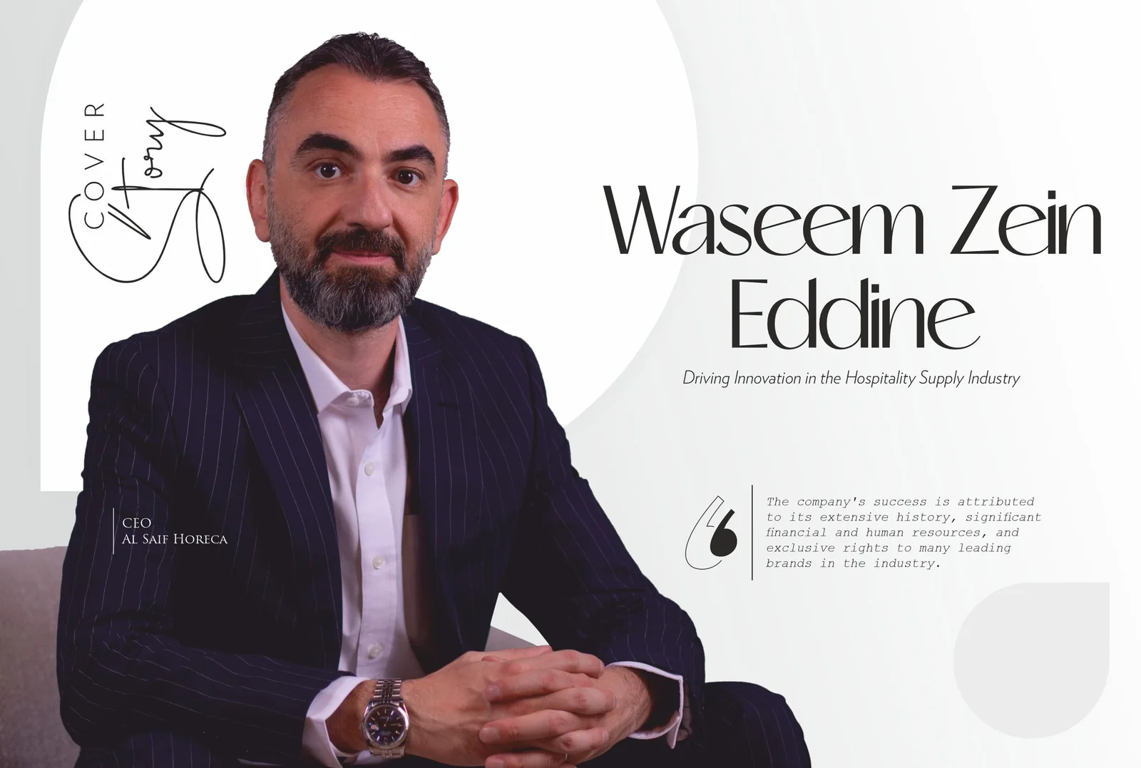 Waseem Zein Eddine: Innovation in the Hospitality Supply Industry | Business Minds Media
