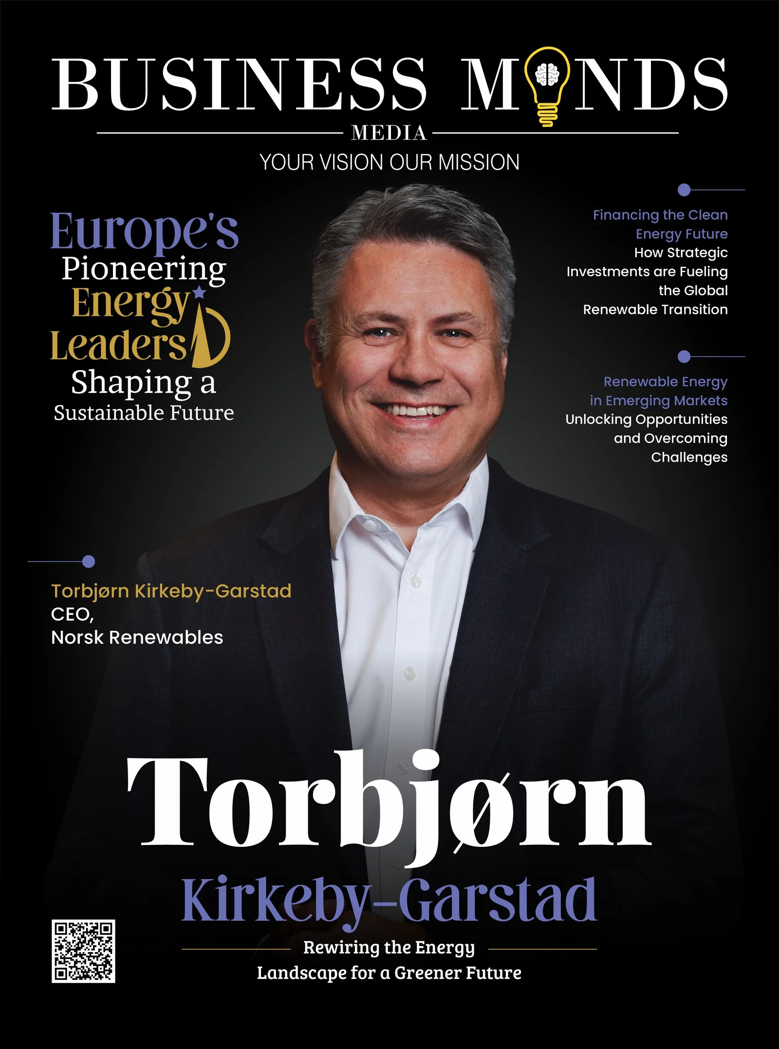 Torbjørn Kirkeby-Garstad | Norsk Renewables | Energy Landscape for a Greener Future | Business Minds Media