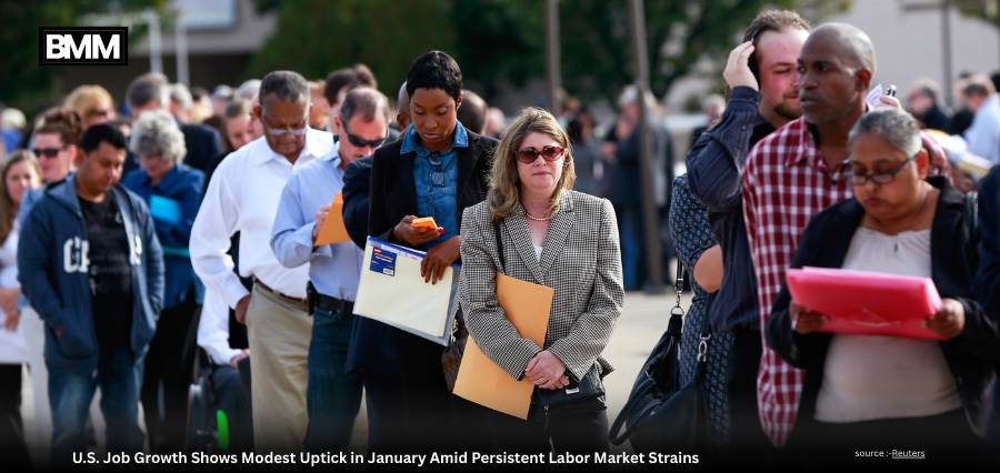 U.S. Job Growth Shows Modest Uptick in January Labor Market Strains | Business Minds Media