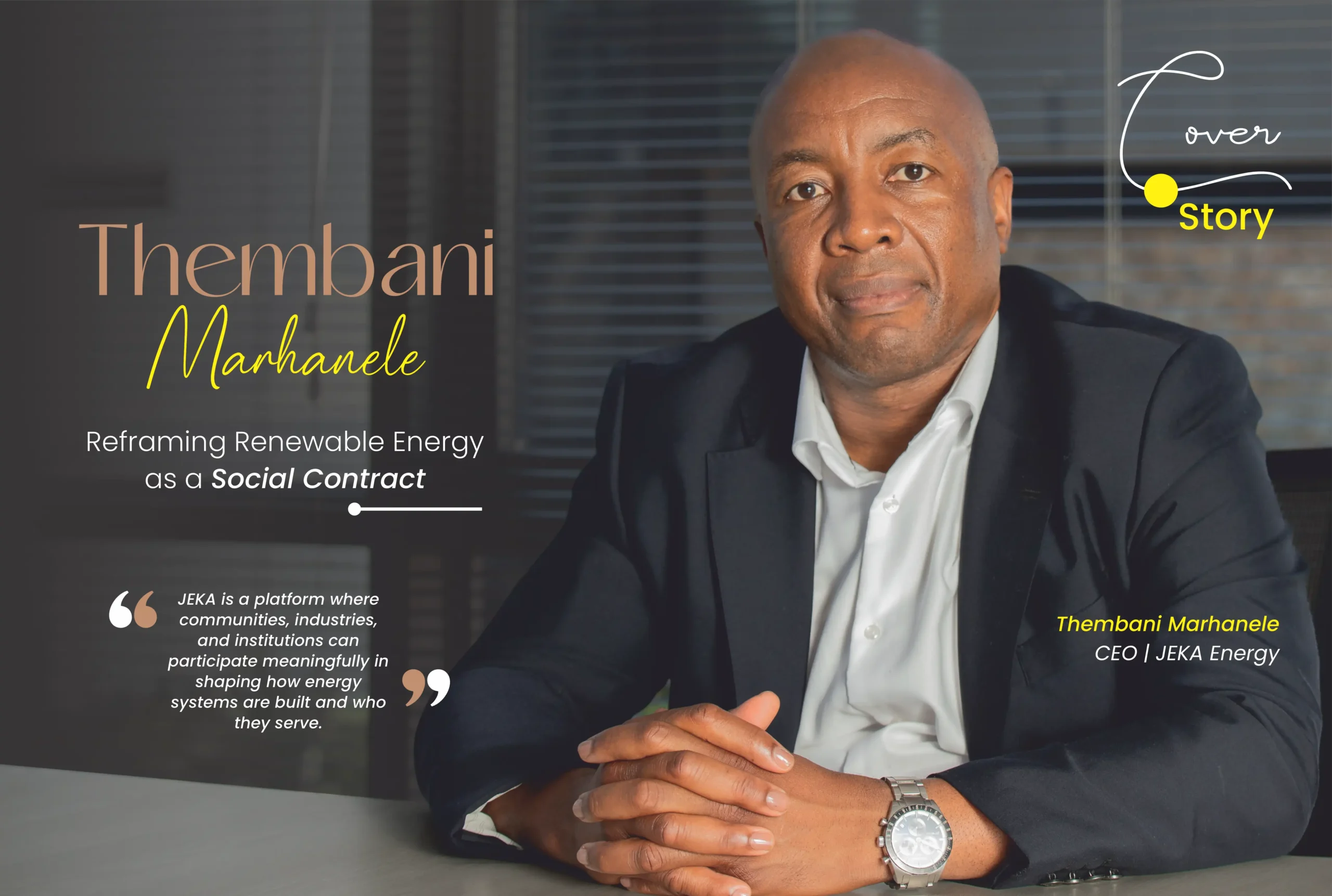 Thembani Marhanele | JEKA Energy | Reframing Renewable Energy | Business Minds Media