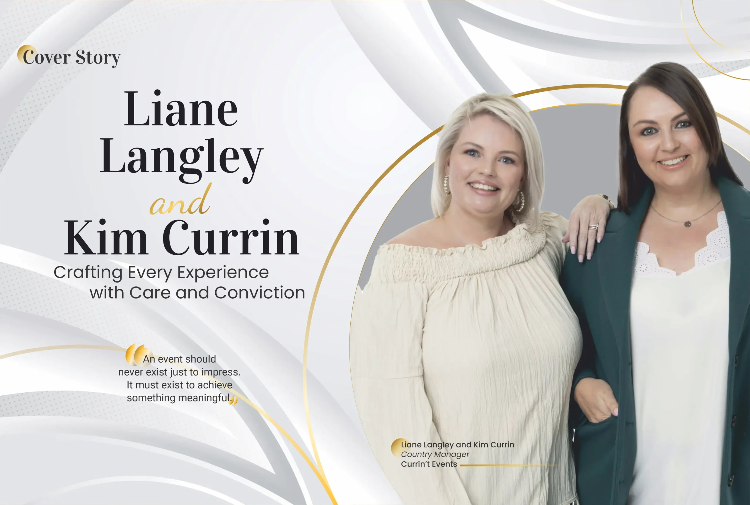 Liane Langley | Kim Currin | Currin’t Events | Experience with Care & Conviction | Business Minds Media