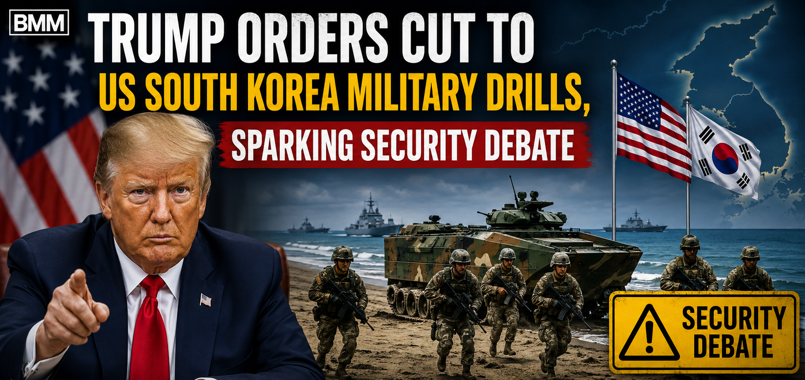Trump Orders Cut to US South Korea