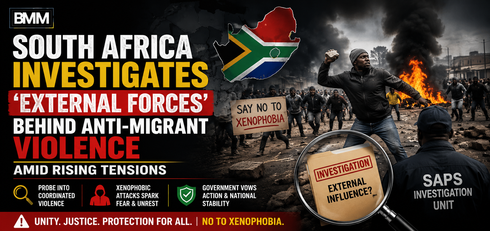 South Africa Investigates External Forces