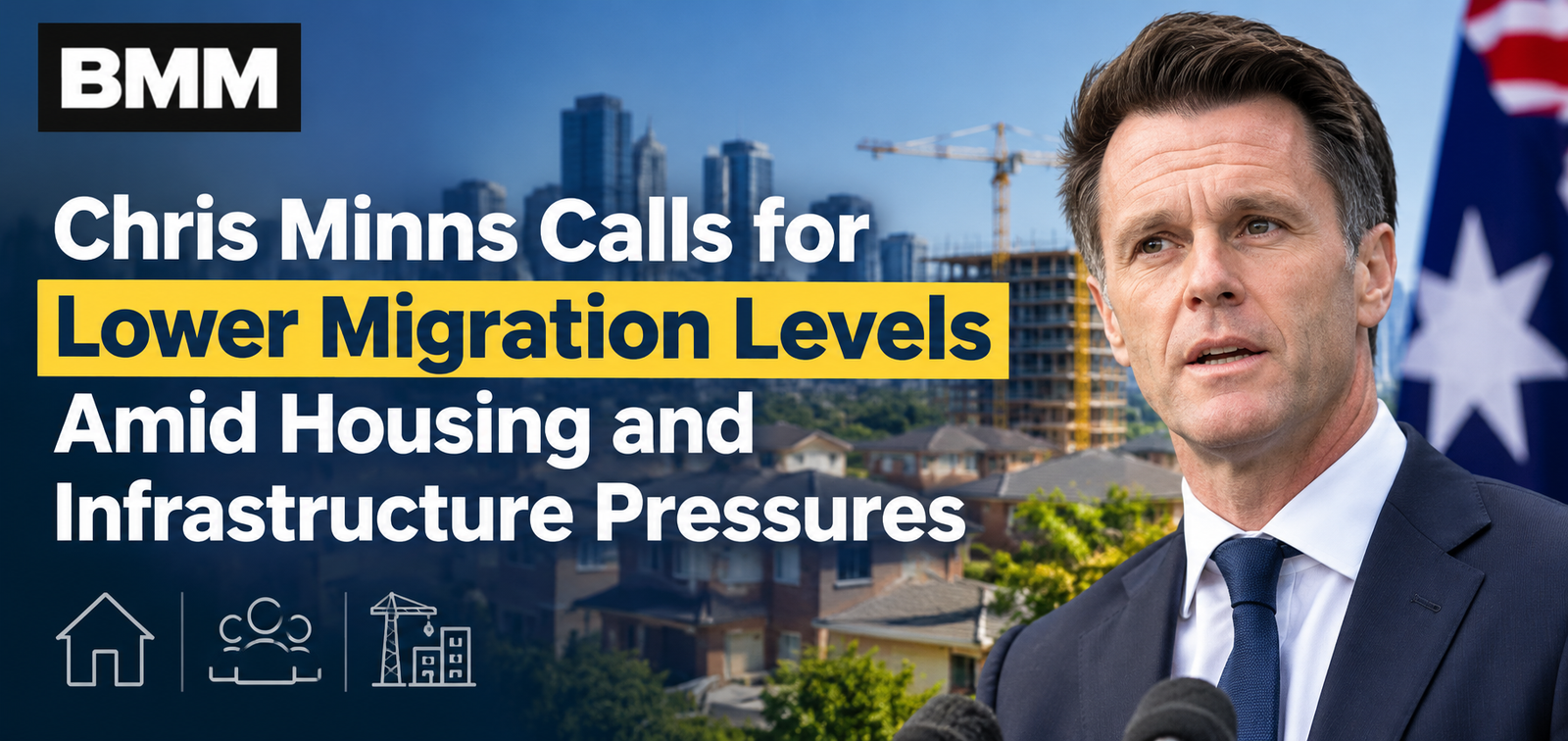 Chris Minns Calls for Lower Migration