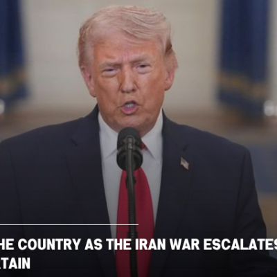 Trump Addresses the Country as the Iran War Escalates and Peace Talks Remain Uncertain