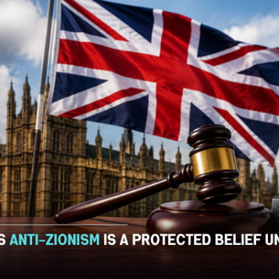 UK Tribunal Rules Anti-Zionism