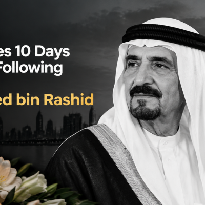 Dubai Declares 10 Days of Mourning Following the Death of Sheikh Ahmed