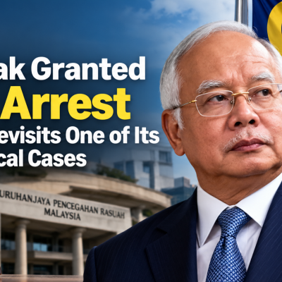 Najib Razak Granted House Arrest