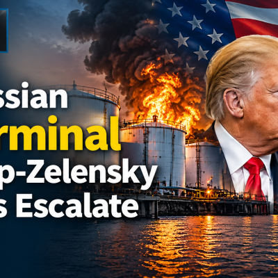 Hits Russian Oil Terminal as Trump
