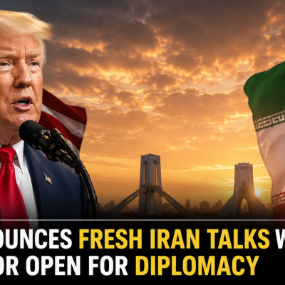 Trump Announces Fresh Iran Talks While Leaving Door Open for Diplomacy
