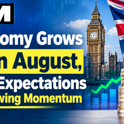 UK Economy Grows 0.1% in August