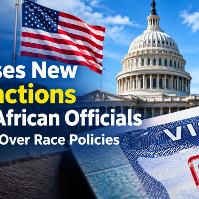 US Imposes New Visa Sanctions on South African