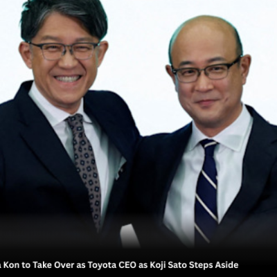 Kenta Kon to Take Over as Toyota CEO as Koji Sato Steps Aside