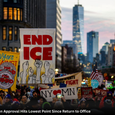 Trump Immigration Approval Hits Lowest Point Since Return to Office