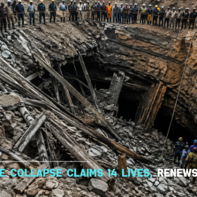 South Africa Mine Collapse Claims 14 Lives, Renews Concerns Over Illegal Mining